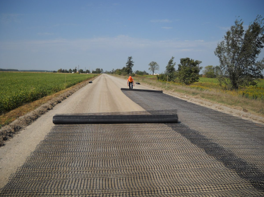 Geogrid rolls